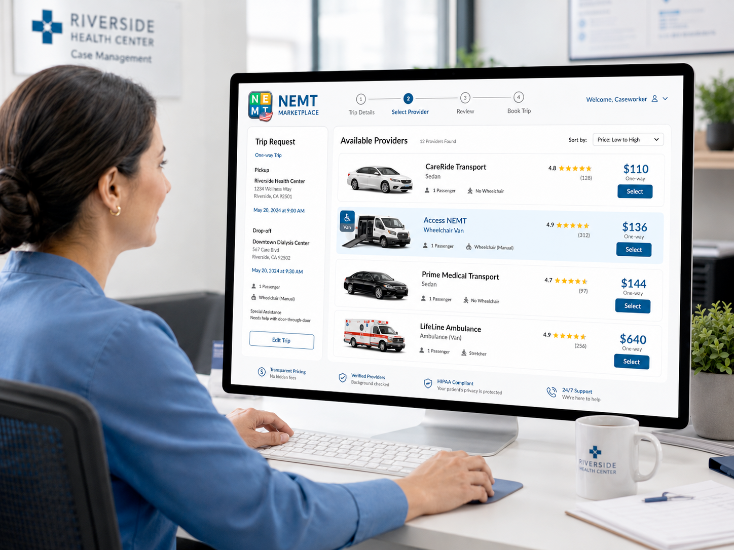 Our Unique Digital NEMT Solution top slideshow image 5