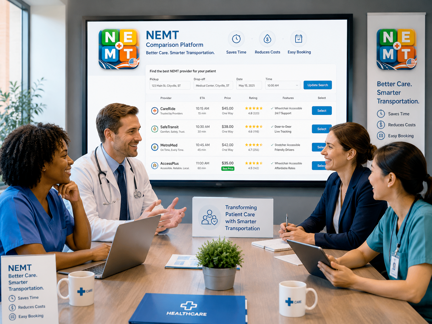 Our Unique Digital NEMT Solution bottom slideshow image 2