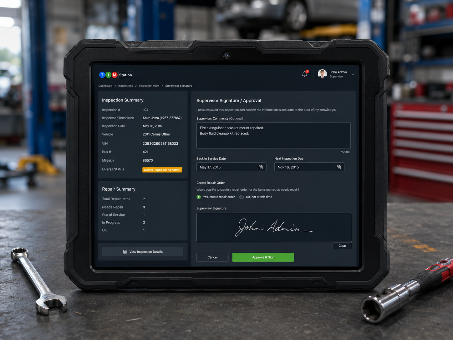 Supervisor Signature / Approval